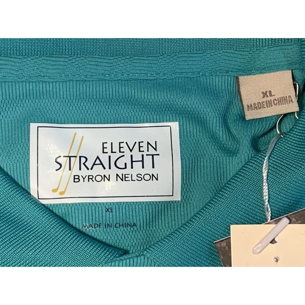Golf Enhanced Performance UV Protection Button Polo Byron Nelson 11 Straight XL - Picture 3 of 16